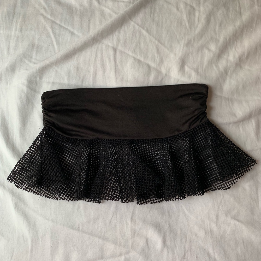IHeartRaves fishnet mini skirt